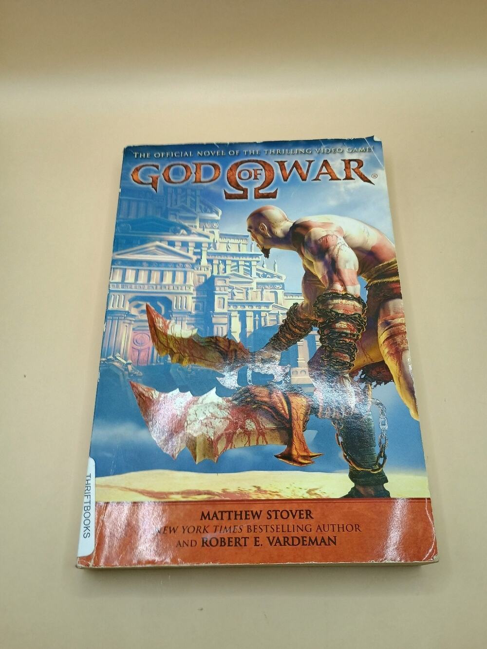 God Of War Official Video Game Companion Novel Paperback Retired